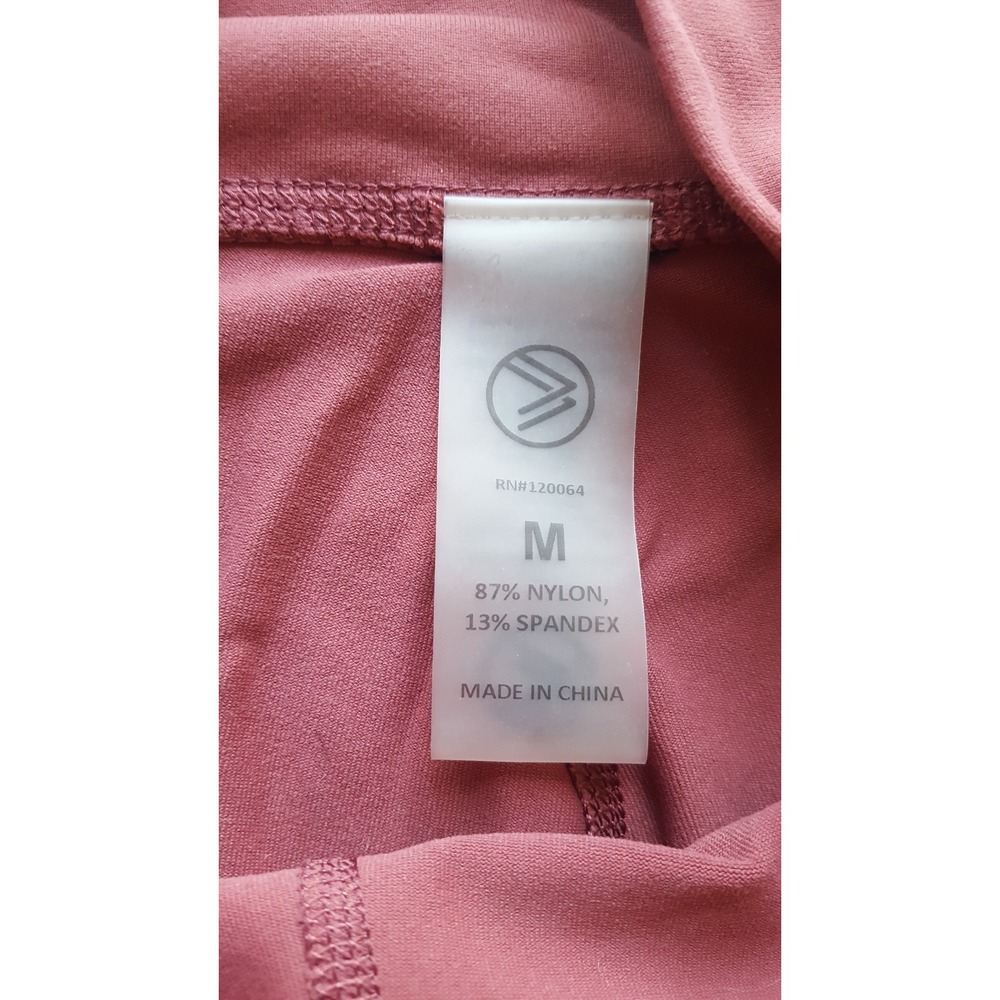 SAVVI brand Women dusty rose High Waisted Leggings with Pockets Size M - Picture 2 of 9